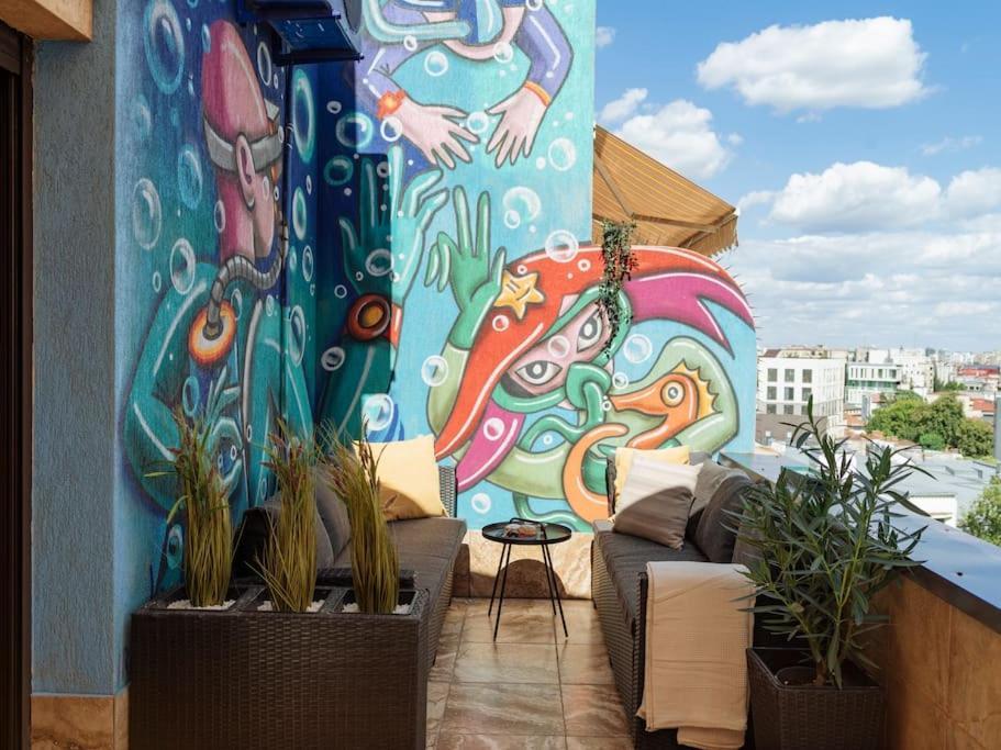 Terrasse Des Plongeurs Lejlighed Bukarest Eksteriør billede