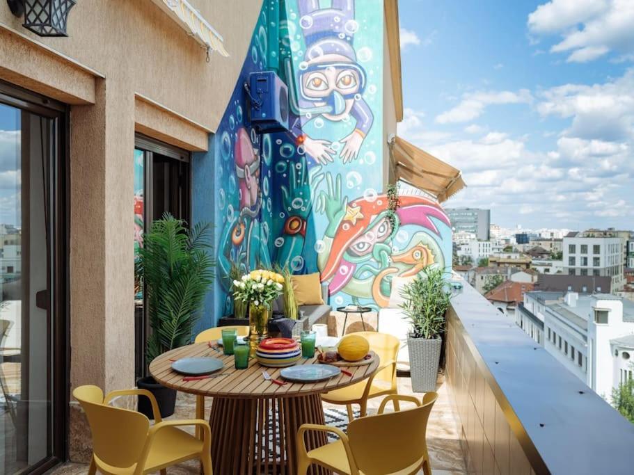 Terrasse Des Plongeurs Lejlighed Bukarest Eksteriør billede